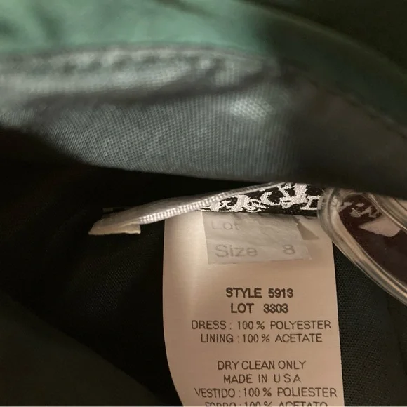 BETSY & ADAM Women's Formal Dress Hunter Green Size 8 - Picture 9 of 10